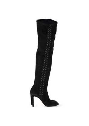 Jimmy Choo Pre-Owned Marie knee-high boots - Black