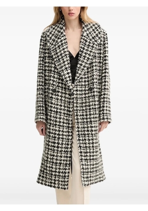IRO houndstooth double-breasted coat - Black