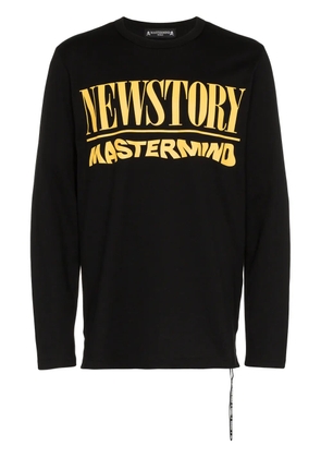 Mastermind Japan logo print Cotton T-shirt - Black
