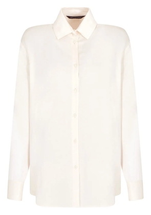 Armani Exchange spread-collar shirt - White