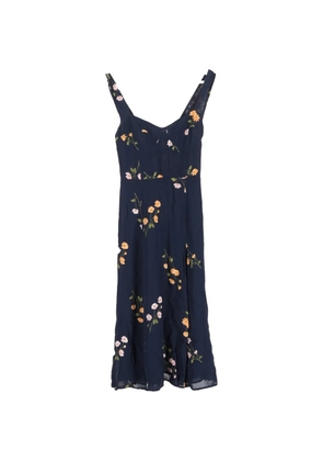Reformation floral-print midi dress - Blue