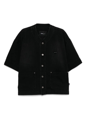 SONGZIO denim short-sleeves shirt - Black