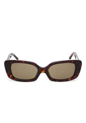 Magda Butrym rectangle-frame sunglasses - Brown