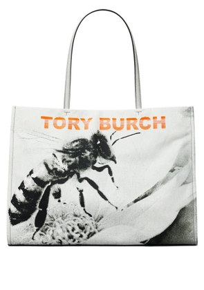 Tory Burch Ella bee motif tote bag - White