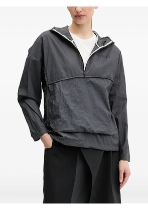 adidas hooded half-zip jacket - Grey