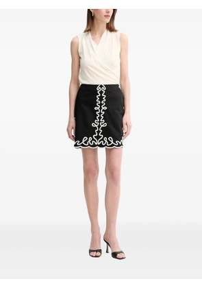 BOSS pleated sleeveless top - White