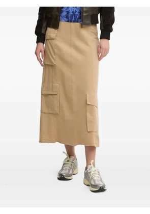 Desigual cargo-pocket midi skirt - Neutrals