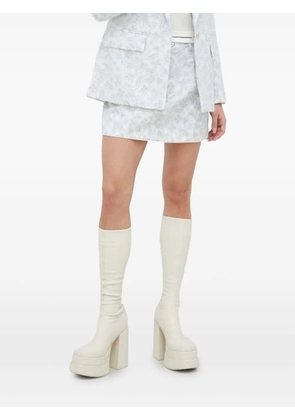 Miss Sixty floral mini skirt - Blue