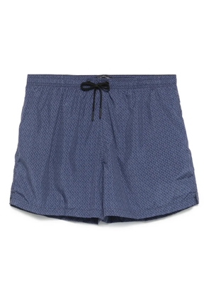 Tagliatore printed swim shorts - Blue