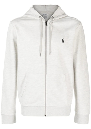 Polo Ralph Lauren knitted zip-up hoodie - Grey