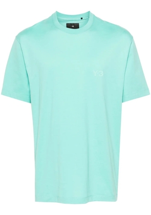 Y-3 logo-print cotton T-shirt - Green