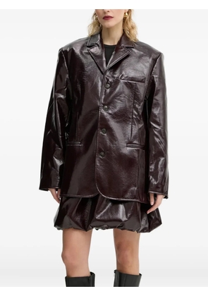 HERSKIND pocket button overshirt - Red