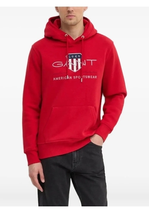 Gant logo hoodie - Red