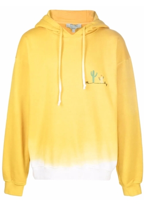 Nick Fouquet embroidered-design hoodie - Yellow
