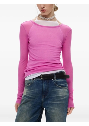 Miss Sixty ribbed T-shirt - Pink