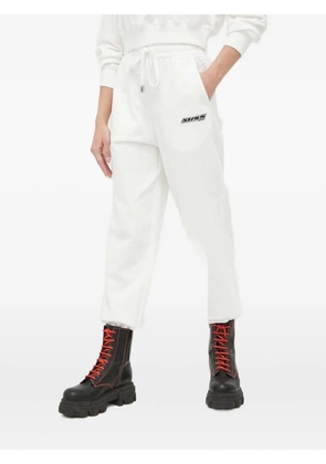 Miss Sixty logo-detail drawstring trousers - White