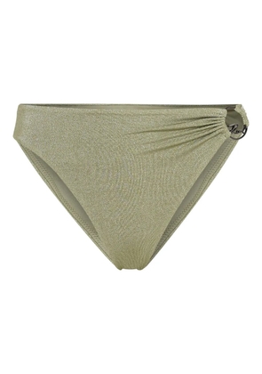 Karl Lagerfeld logo-ring bikini brief - Green