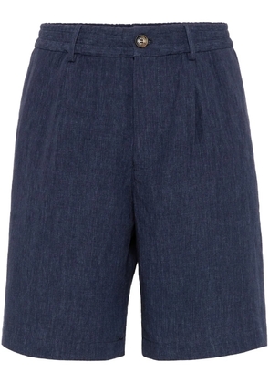 Brunello Cucinelli Délavé bermuda shorts - Blue