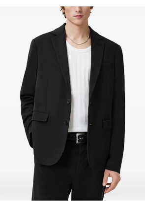 AllSaints button-fastening pocket blazer - Black