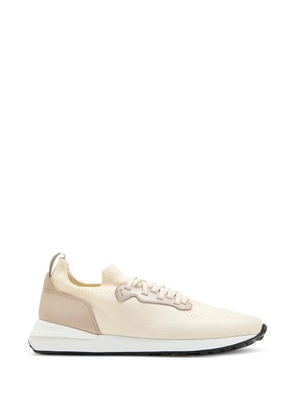 Magnanni knitted lace-up sneakers - Neutrals