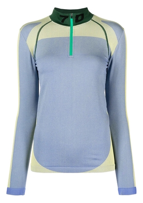 7 DAYS Active half-zip long-sleeved jumper - Blue