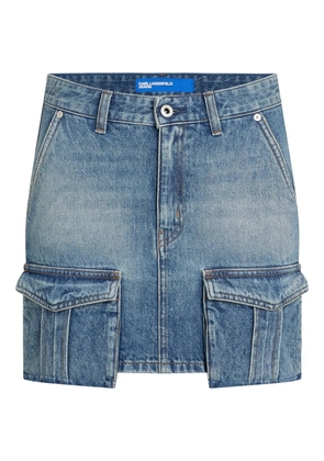 Karl Lagerfeld Jeans utility denim mini skirt - Blue