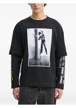 Études Studio long-sleeve graphic T-shirt - Black