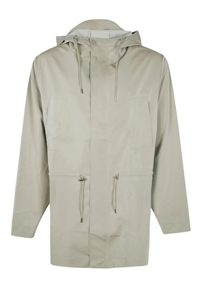 Rains hooded raincoat - Neutrals