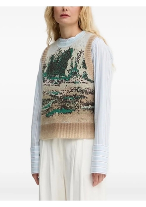 MUNTHE knitted top - Neutrals