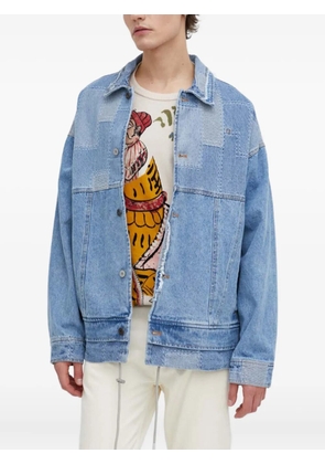 Desigual patchwork denim jacket - Blue