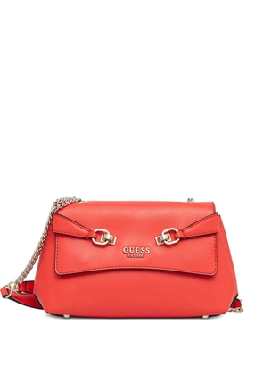 GUESS USA chain-strap flap shoulder bag - Red