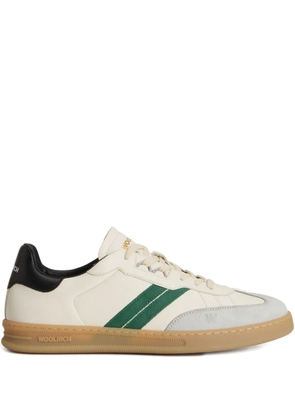 Woolrich Doulbleu leather stripe sneakers - Neutrals