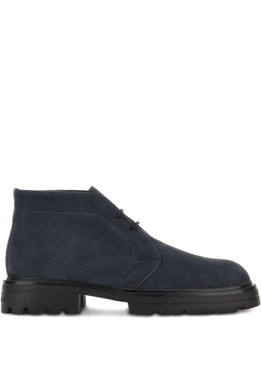 Hogan suede boots - Blue
