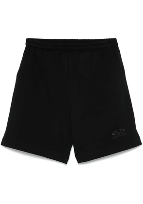 VETEMENTS logo-print shorts - Black