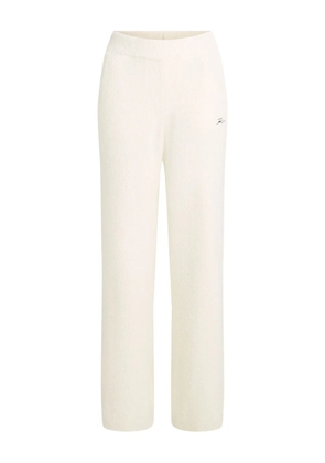 Karl Lagerfeld Signature fleece lounge trousers - Neutrals