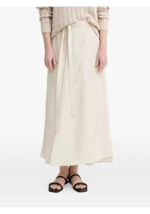Marc O'Polo tie-fastening skirt - Neutrals
