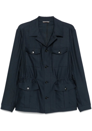 Canali button-up jacket - Blue
