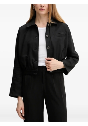 GUESS USA button-fastening cinched jacket - Black