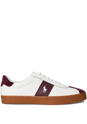 Polo Ralph Lauren logo-detail sneakers - White