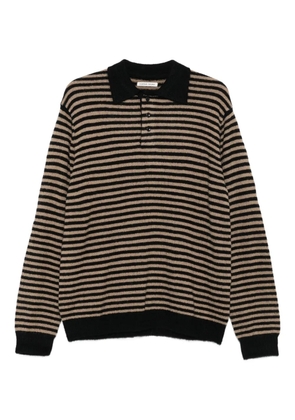 Carter Young Leigh striped polo shirt - Black