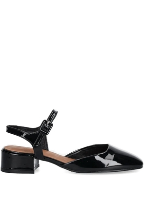 BILLI BI buckle-ankle-strap pumps - Black