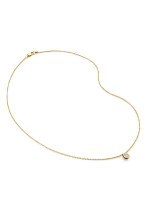 Monica Vinader diamond pear adjustable-chain necklace - Gold