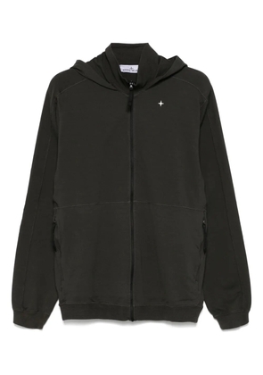 Stone Island zip-up hoodie - Black