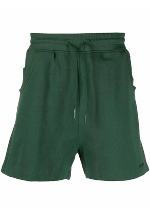 Drôle De Monsieur drawstring cotton track shorts - Green