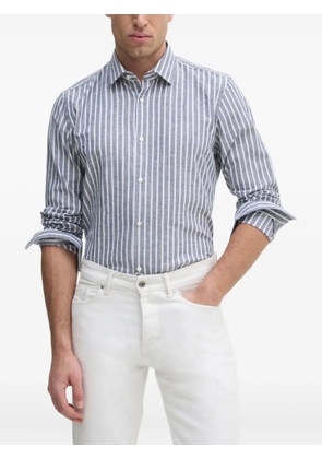 Joop! striped cotton-linen shirt - Grey