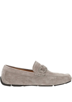 Ferragamo Gancini-detail loafers - Grey