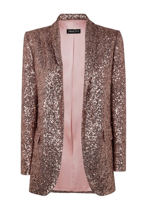 DRHOPE sequin-embellished blazer - Pink