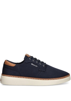 Gant contrasting-heel lace-up sneakers - Blue