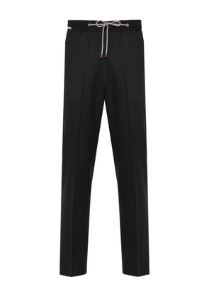 Corneliani drawstring-cuff trousers - Black