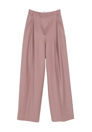 Victoria Beckham pleated tailored trousers - Pink